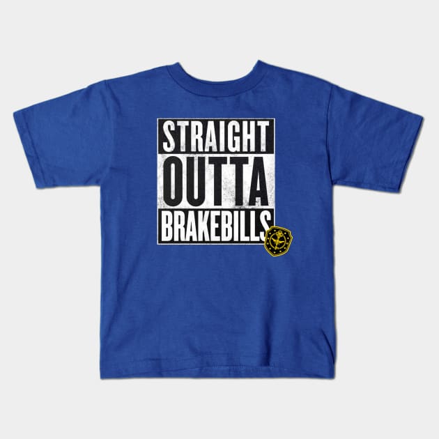 Straight Outta Brakebills Kids T-Shirt by High Voltage
